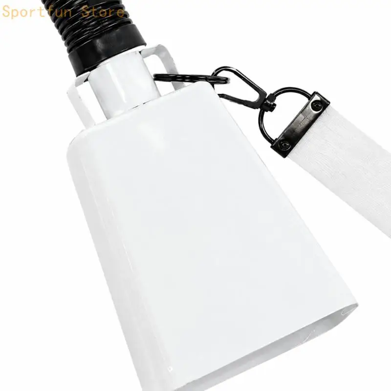 Iron Cowbell Noise Maker Set with Long Handles for Group Gatherings X7JD