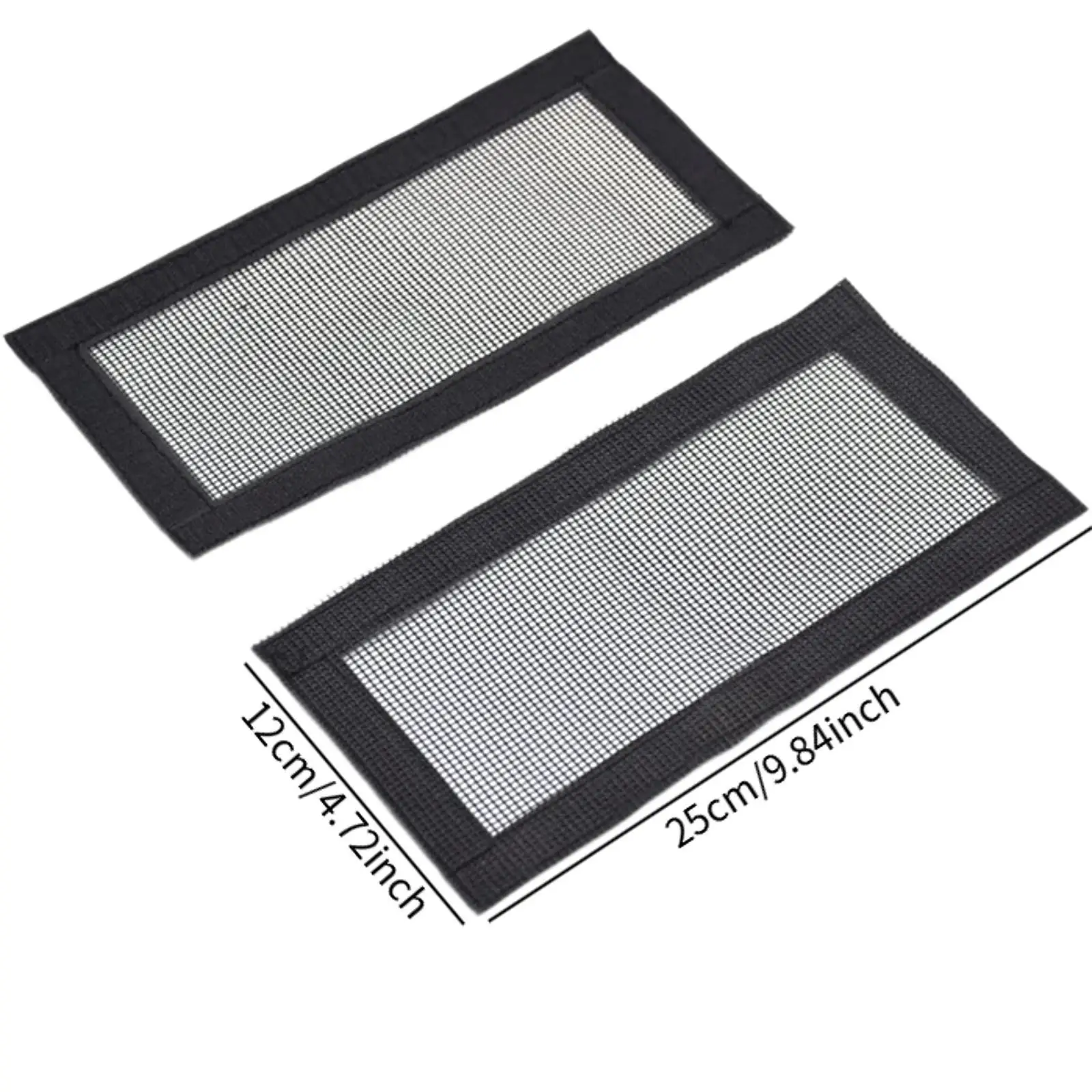 2Pcs Air Outlet Anti Blocking Mesh Grilles Protector, Replacement Car Under Seat Air Vent Cover for Tesla Ventilation Grille - view 4