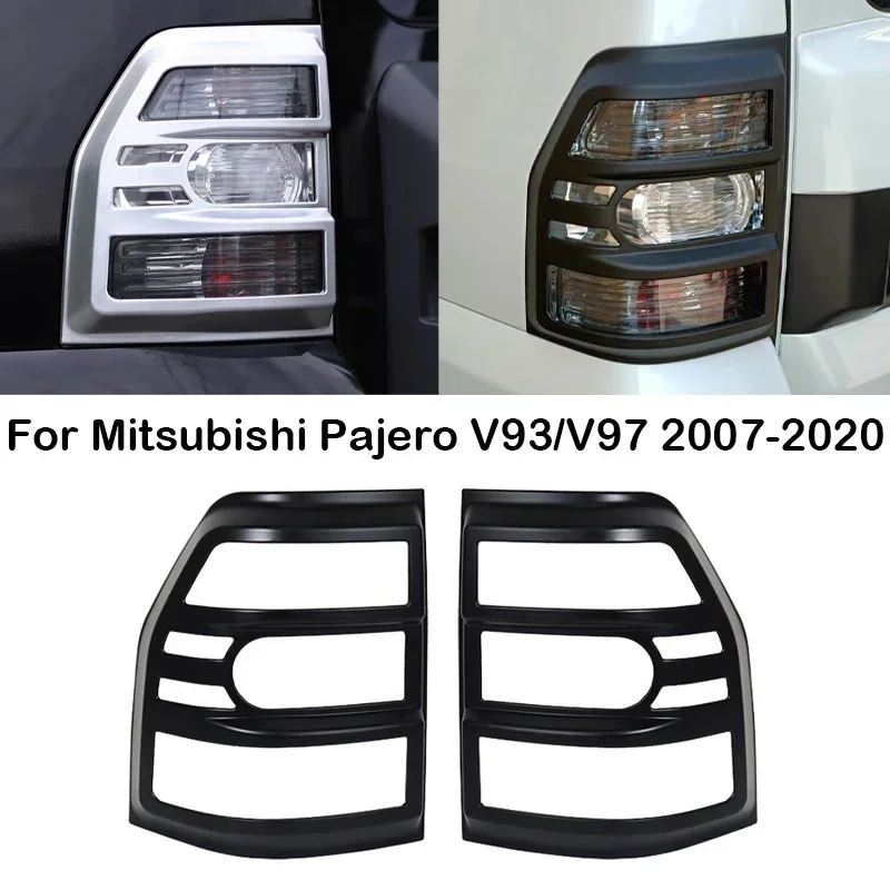 

New！ For Mitsubishi Pajero V93/V97 2007-2020 1 Pair Car Rear Tail Light Cover Exterior Modification Taillight Trim Decorative Fr