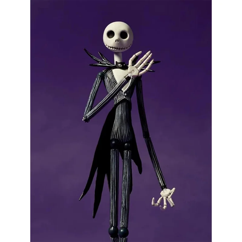 Original KAIYODO Revoltech The Nightmare Before Christmas Jack Skellington Ver.1 In Stock Anime Collection Figures Model