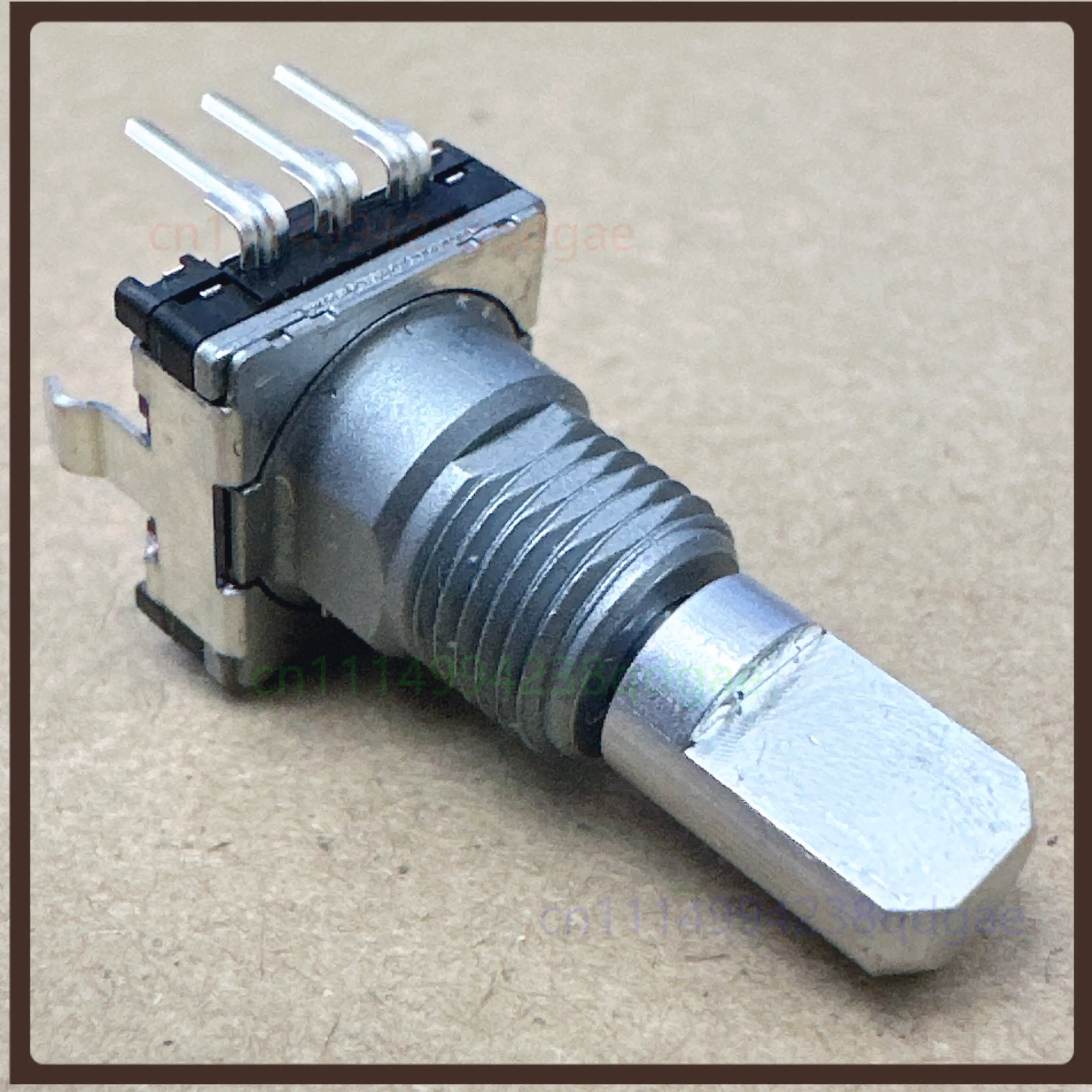 1PCS EC11K For ALPS Rotary Encoder With Push Button Threaded Shaft High Durability 18 30 Detent 360 Degree Infinite Rotation