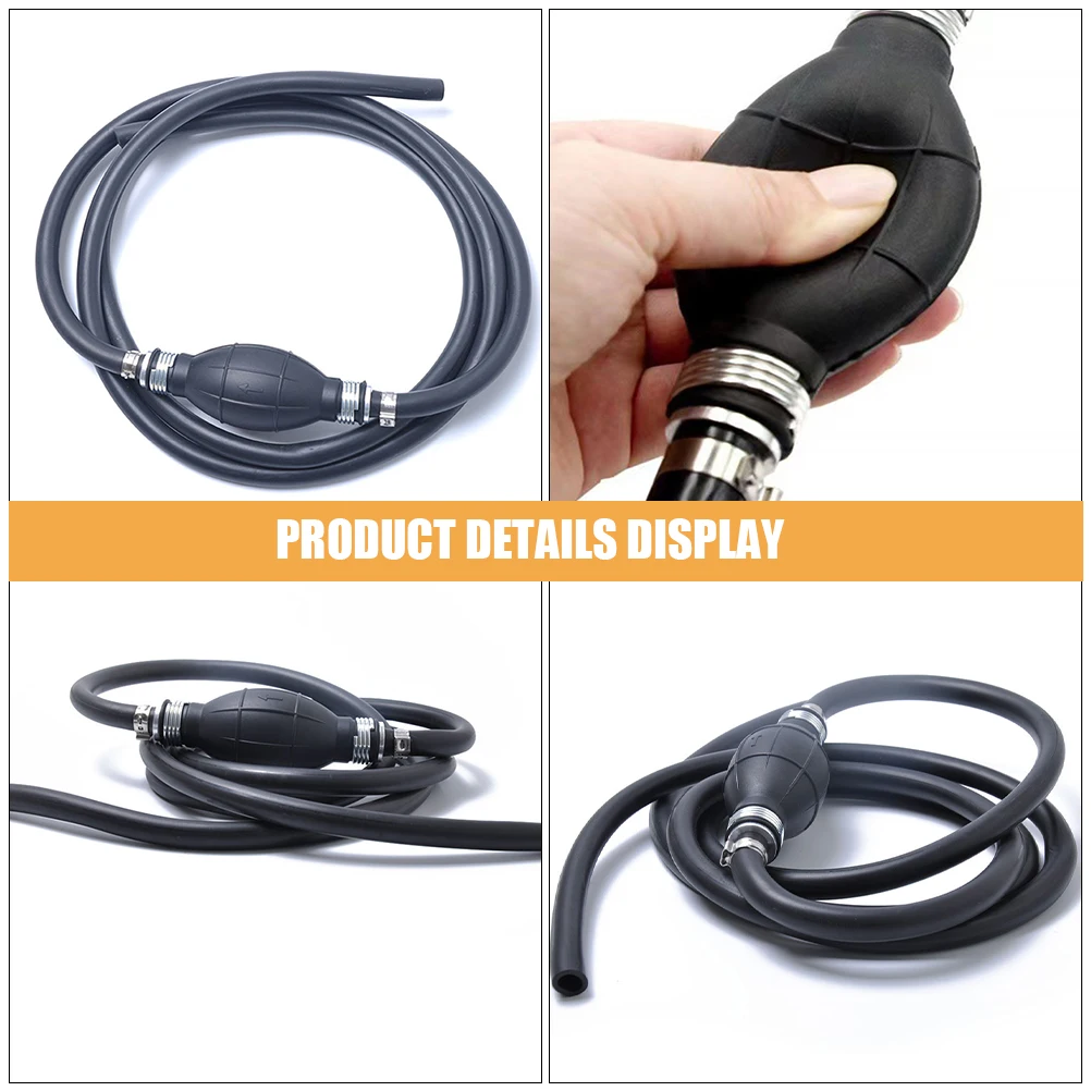

Manual Transfer Extraction Fuel Hand Operated Durable Rubber Hose For Vehicle Refueling Engine Parts Oil