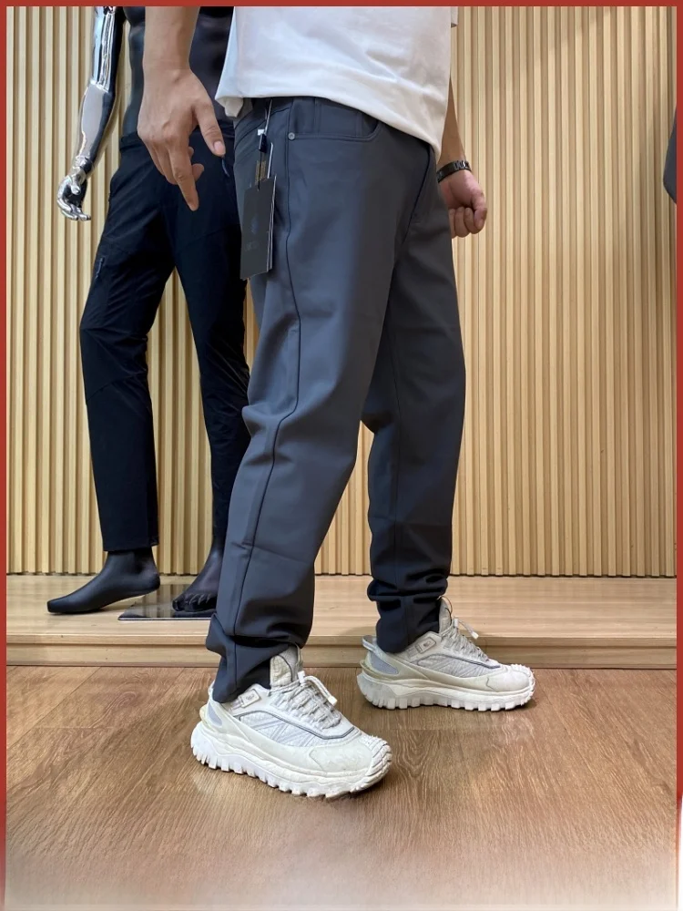 

Bla Tech Four-Protection Pants! Drapey Sli! Men's Autumn Busin Commute Versatile Color Straight Casual Pants