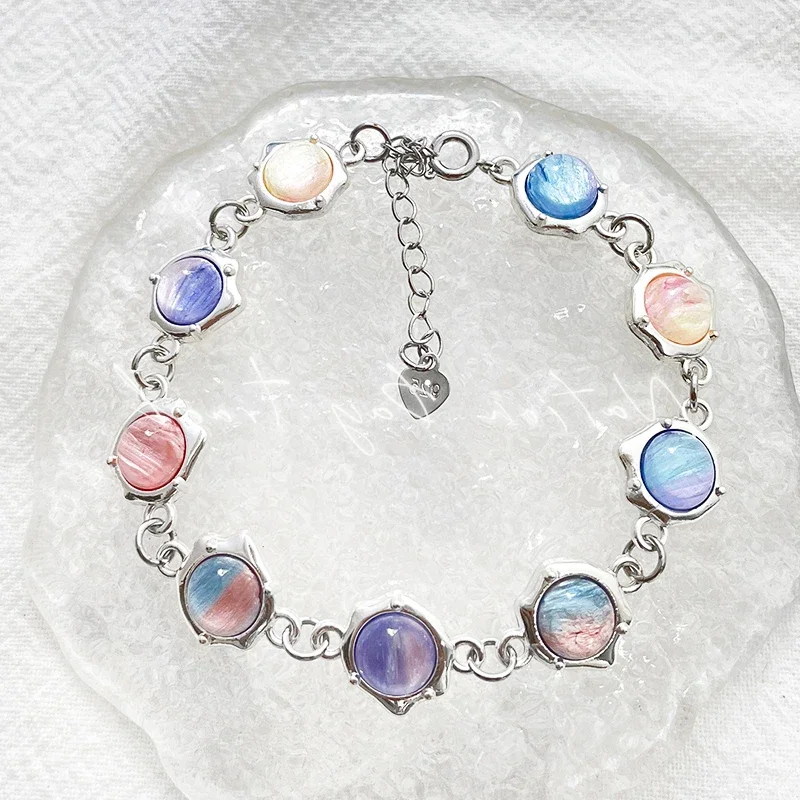 8 قطع من سبائك ثنائية اللون، حلقة معلقة مزدوجة، قلادة توصيل DIY لتصنيع مجوهرات الأزياء والسوار وإكسسوارات القلادة