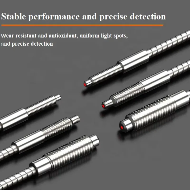 PG-320/420/620 Diffuse Reflection Fiber Optic Sensor High Temperature Resistance Industrial Automation NPN/PNP Output