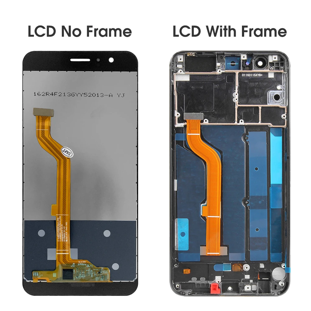 5.2\'\' For Honor 8 LCD FRD-L19 FRD-L09 Display Touch Screen Digitizer Assembly Replacement For Honor 8 LCD Frame