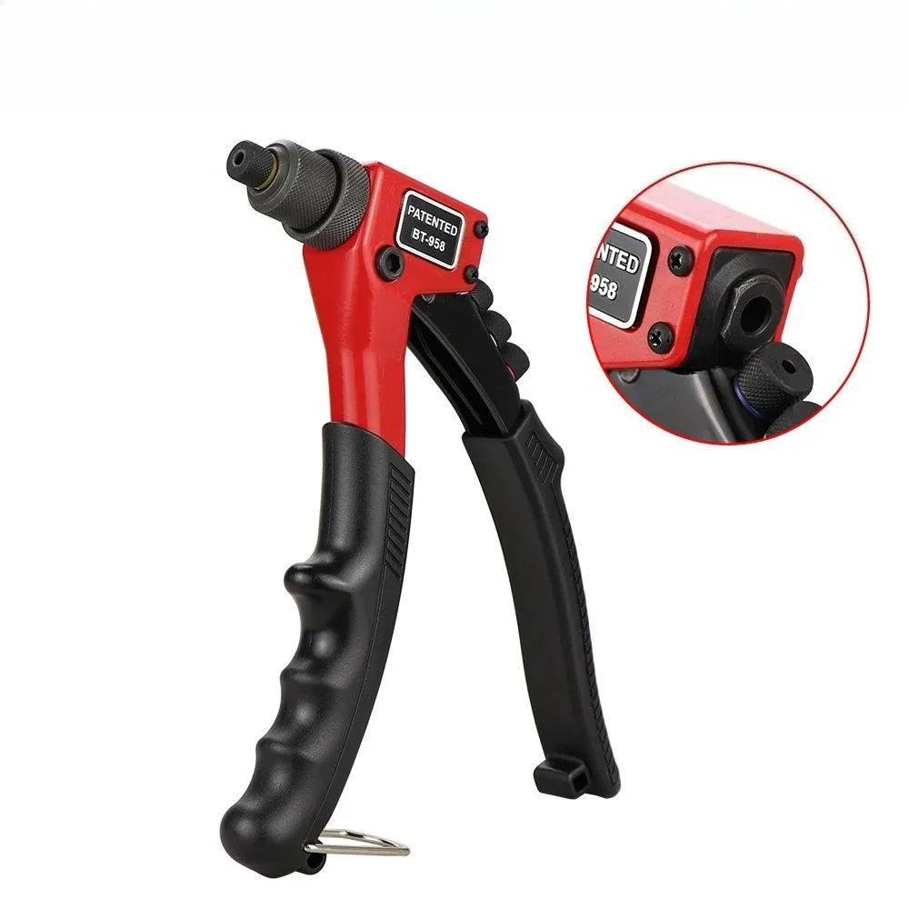Heavy Duty Hand Riveter Gun – Manual Blind Rivet Gun and Riveting Tool, Rivet Nut Gun for DIY and Metal Repair