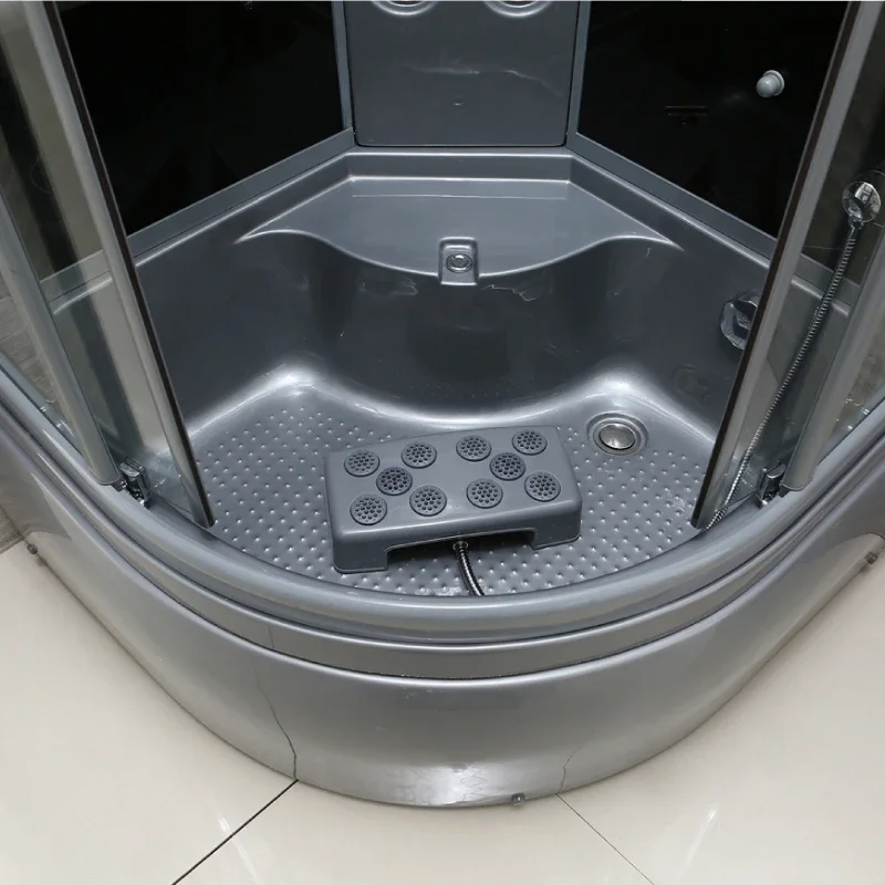 Internet celebrity gray upscale bathroom integral shower room