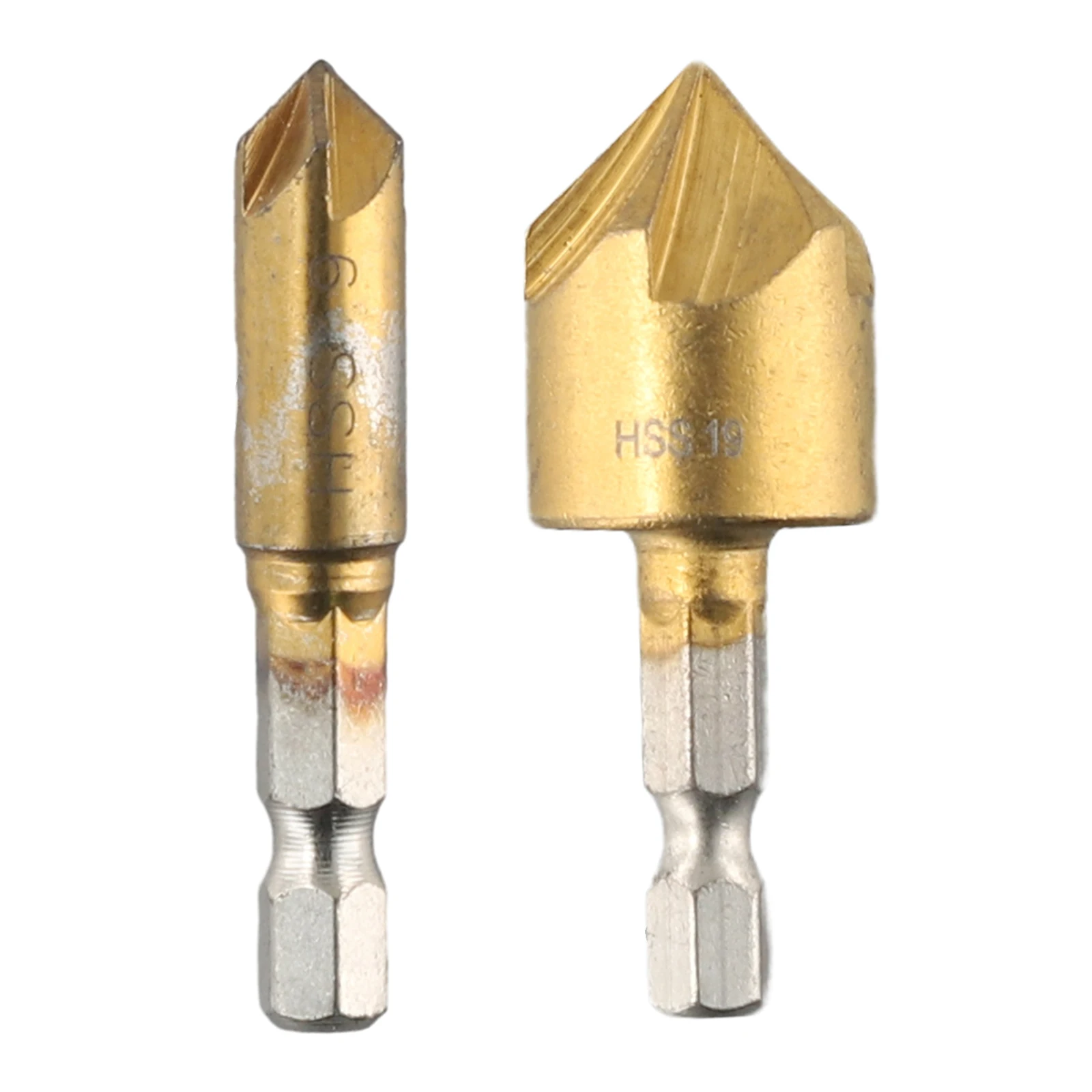 Countersink Drill Bit 5 Flute 90-Degree Countersink Drill Bits Wood Chamfering Cutter Chamfer For Wood Chamfering Tools 6-19mm