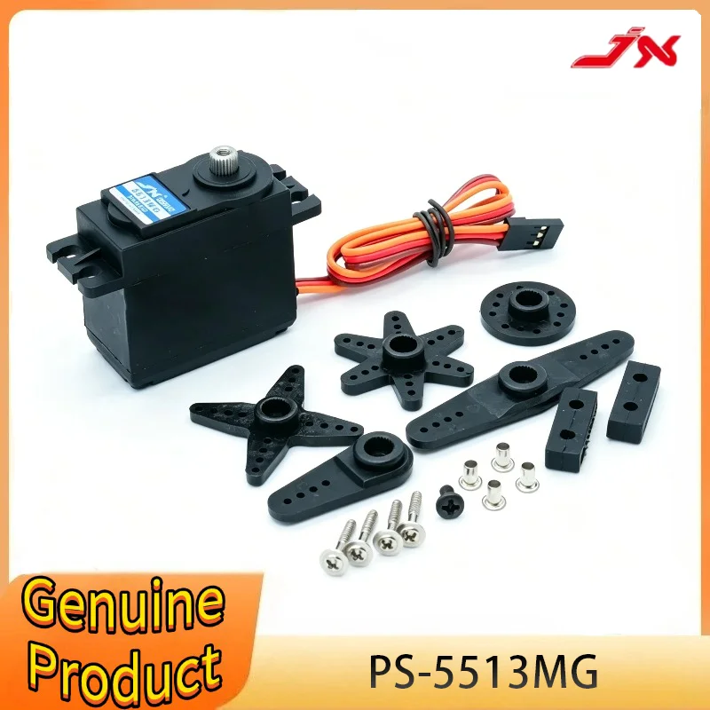 

JX Servo PS-5513MG 13KG High Precision Steering Metal Gear Analog Standard Servo For 1:8/1:10 RC Car Airplane Parts