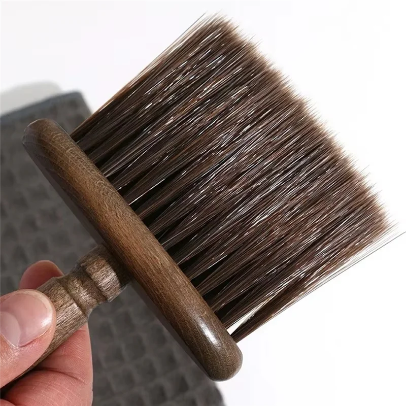 

T98C-Wooden Coffee Grinder Brush For Baristas - Dusting And Cleaning Accessory,Coffee Powder Cleaner, Kitchen Coffee Utensils