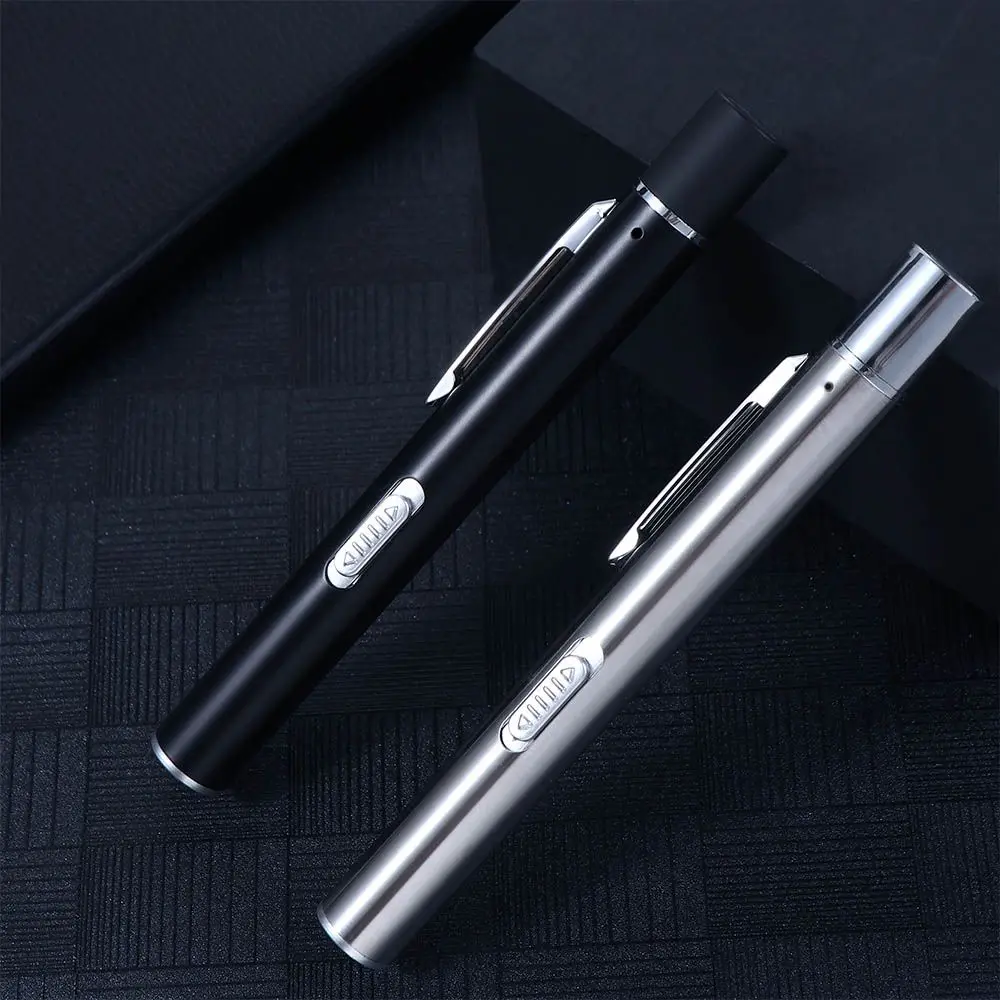 Flashlight Torch Stainless Steel Mini LED Pen Led Flashlight Doctor Nurse Pen Penlight Torch LED Pen Light Nursing Handy Pen