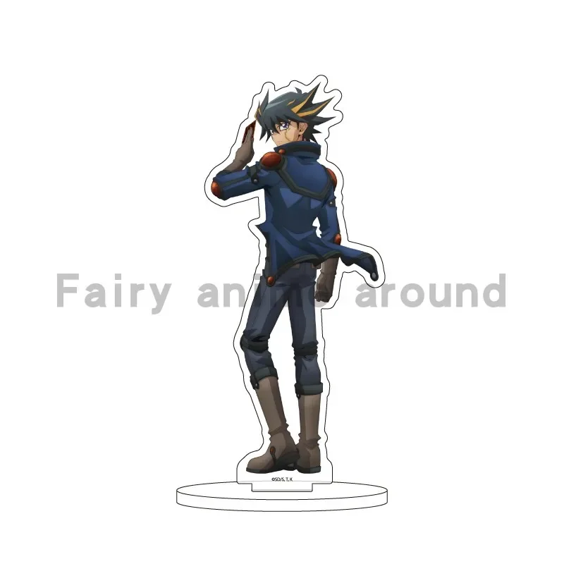 Game Yu-Gi-Oh! 5D's Figure Doll Anime YuGiOh Crow Hogan Kiryu Kyosuke JACK ATLAS Acrylic Stand Model Plate Cosplay Toy Gift