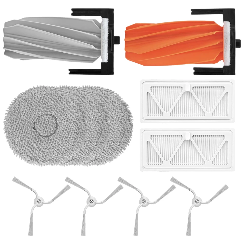 الجانب الرئيسي فرشاة تصفية ممسحة القماش عدة ل DJI ل رومو S ل رومو A ل رومو P روبوت فراغ الجانب الرئيسي فرشاة تصفية ممسحة القماش عدة