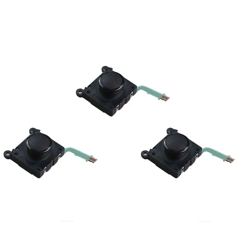 3x-3d-analog-joystick-for-2000-psv2000-joystick-controller-thumbstick-for-playstation-2000-black-b12b