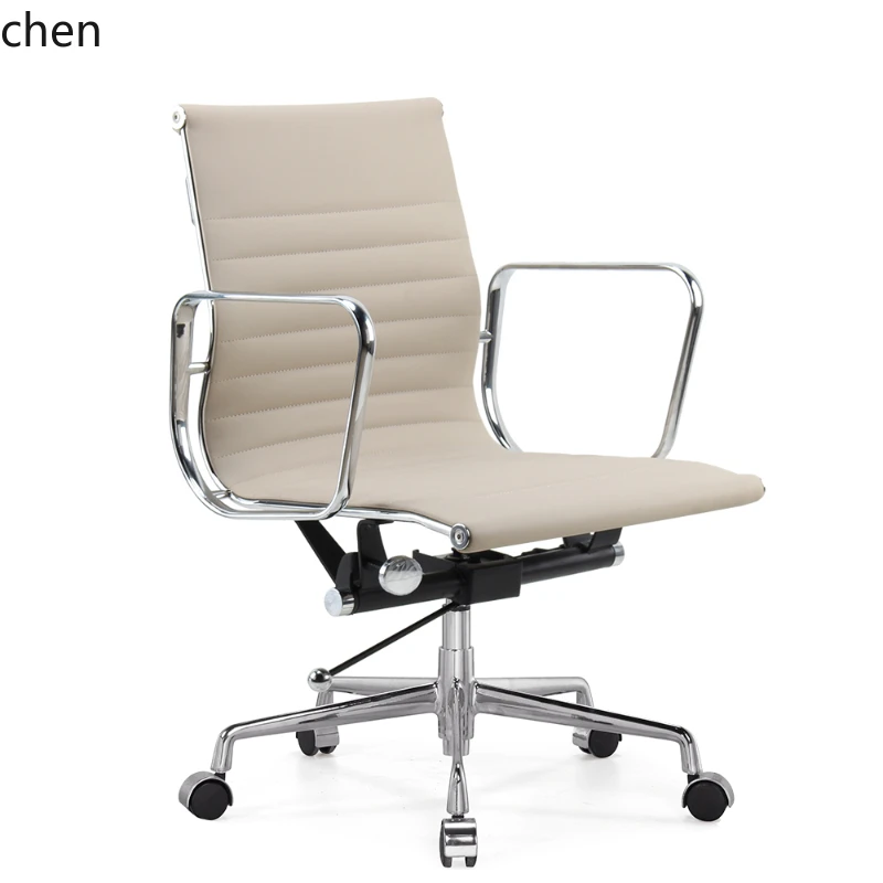 HSN Rahat ve hareketsiz bilgisayar ofis döner sandalye Sığır derisi patron koltuğu Personel toplantı koltuğu