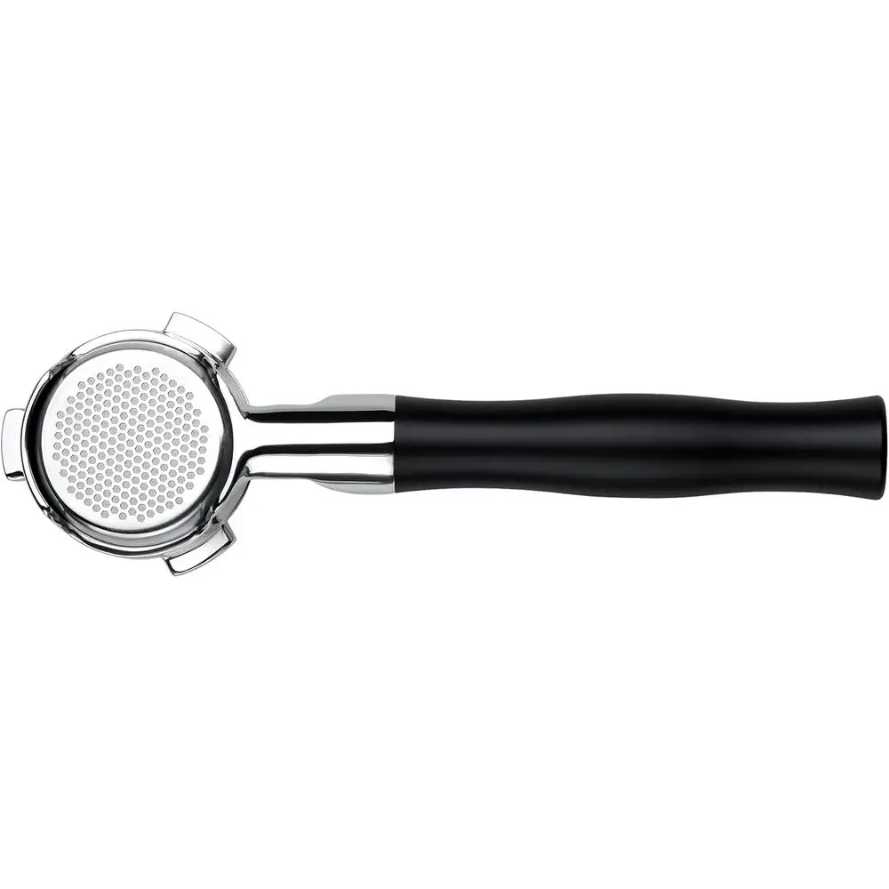 54mm Slim Bottom Portafilter, Naked Portafilter with Black Anodized Handle, 54mm Sage Hines, 18g Precision Double Shot Basket In