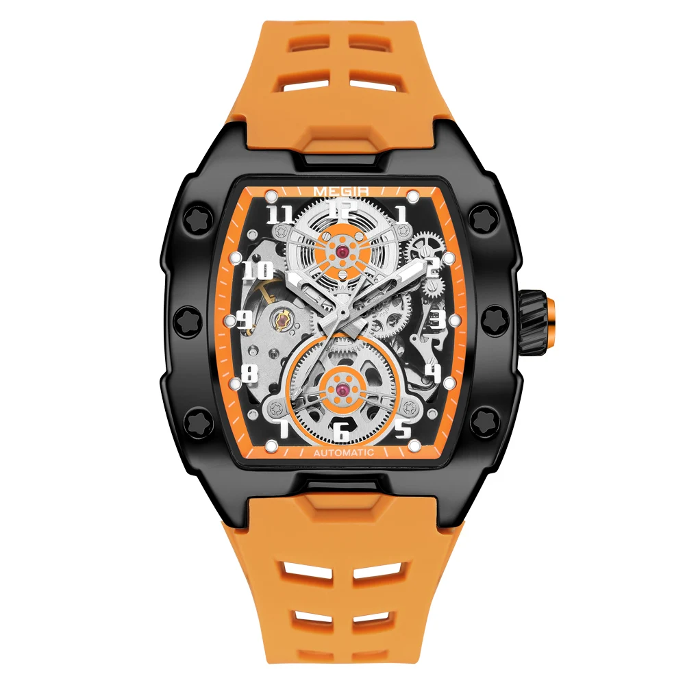 MEGIR 8602 Automatic Mechanical Watch Men's Fashion Leisure Sports Waterproof Automatic Watch Watches for Men Relogios Masculino