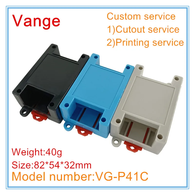 Vange control project box 82*54*32mm ABS plastic instrument housing PLC case