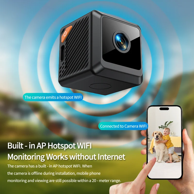 W02 1080P Mini-Sicherheitskamera für Zuhause mit Nachtsicht, Überwachung, Outdoor-Camping, WIFI, Subminiatur-Smart-Home-Kamera, CCTV-Video – Detail 11