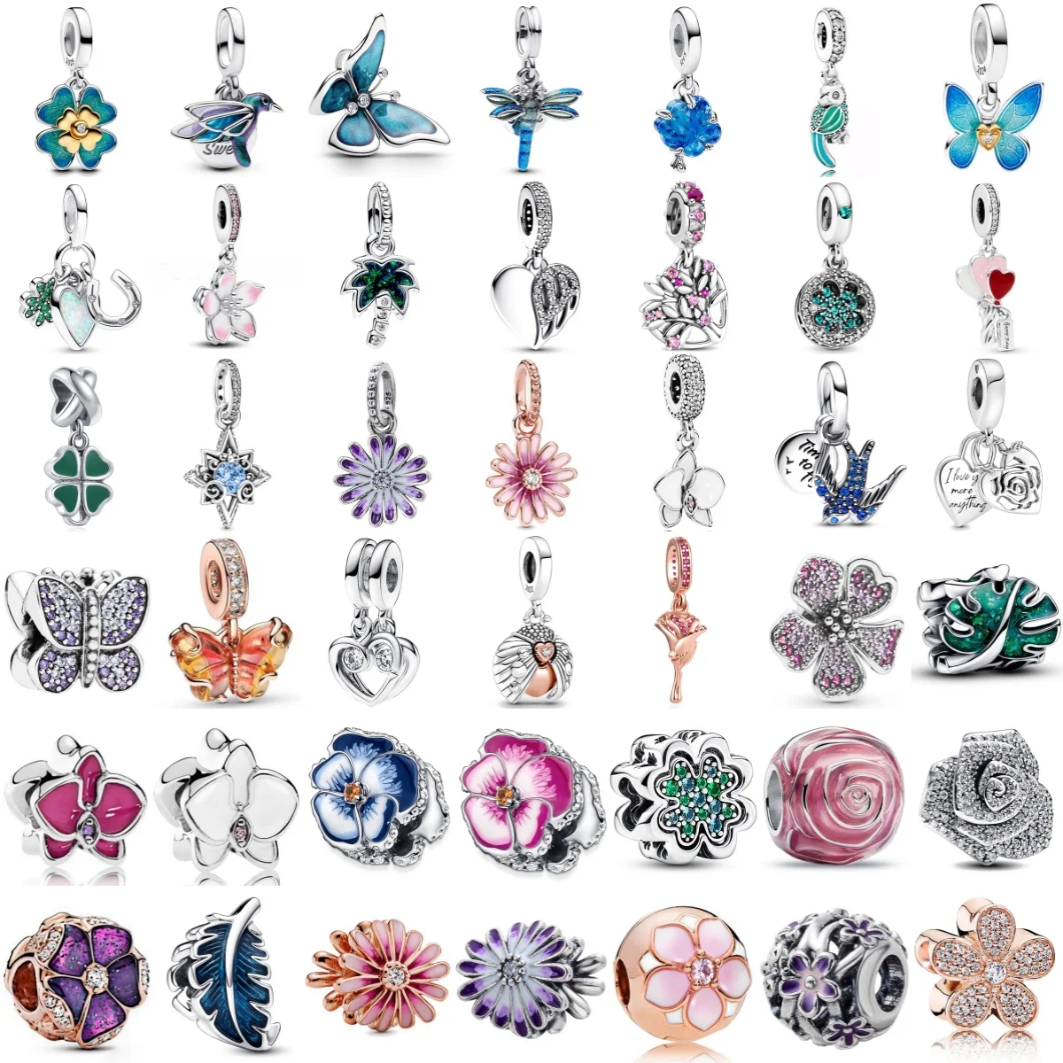 

Best 925 Silver Coconut Butterfly Rose Daisy Leaf Charm Bead Fit for Original Bracelet Necklace DIY Women's Jewelry Accessories