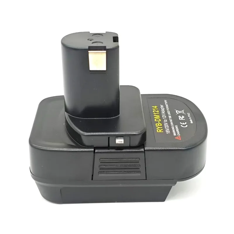 

Adapter for Ryobi 12/14.4V Ni-CD Tools for Milwaukee/DL 18/20V Lithium Batteries To for Ryobi 12/14.4V Ni-CD Battery Power Tools