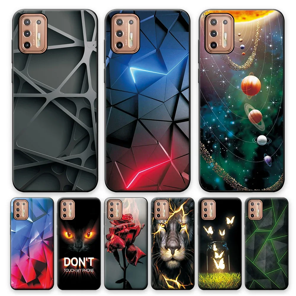 Para motorala moto g9 plus caso capa para moto g9 plus silicone caso de telefone na moto g9 plus g9 + 6.81 bonito à prova de choque capa pára-choques