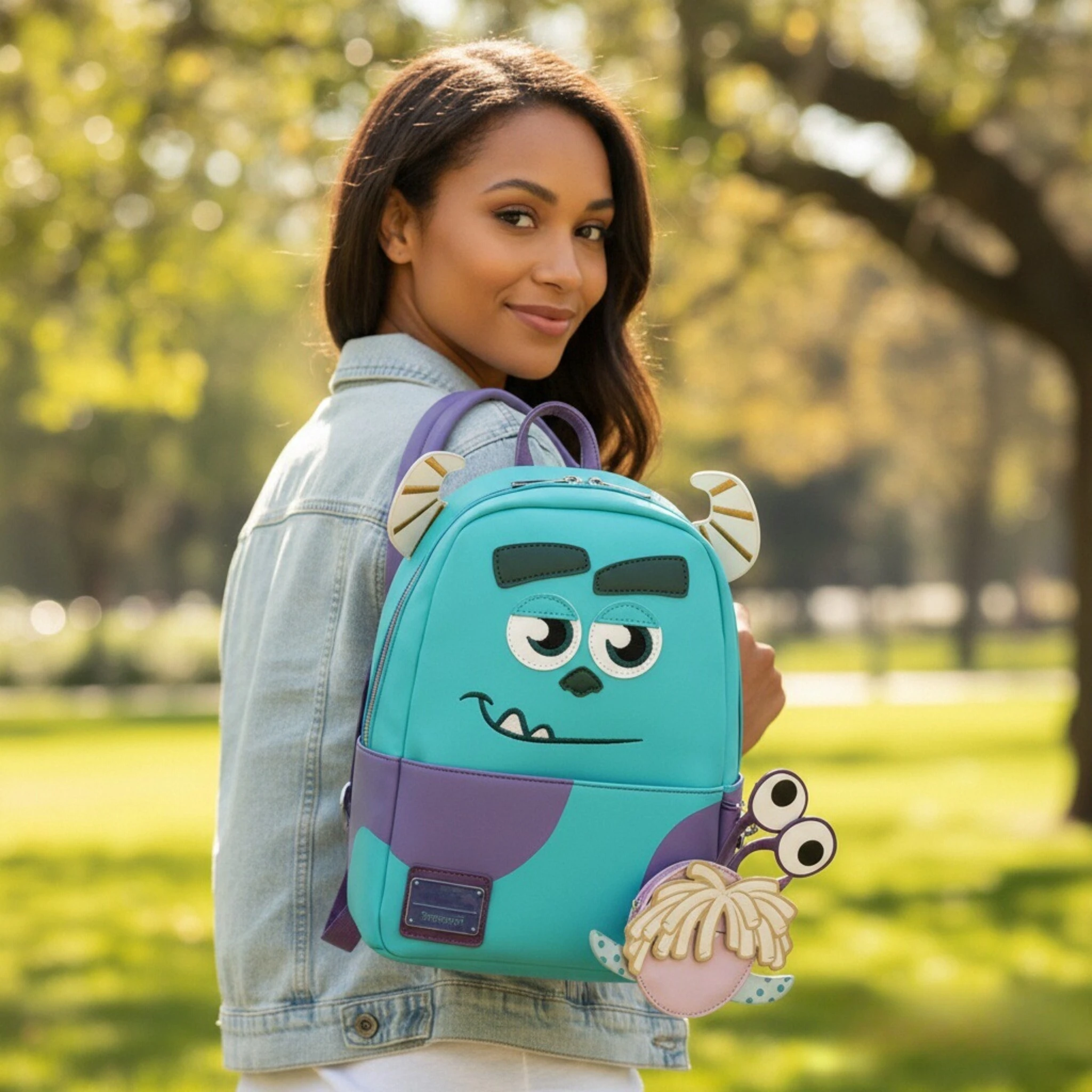 Sulley Monsters University Scare Games Scene Mini Backpack Cosplay Backpack