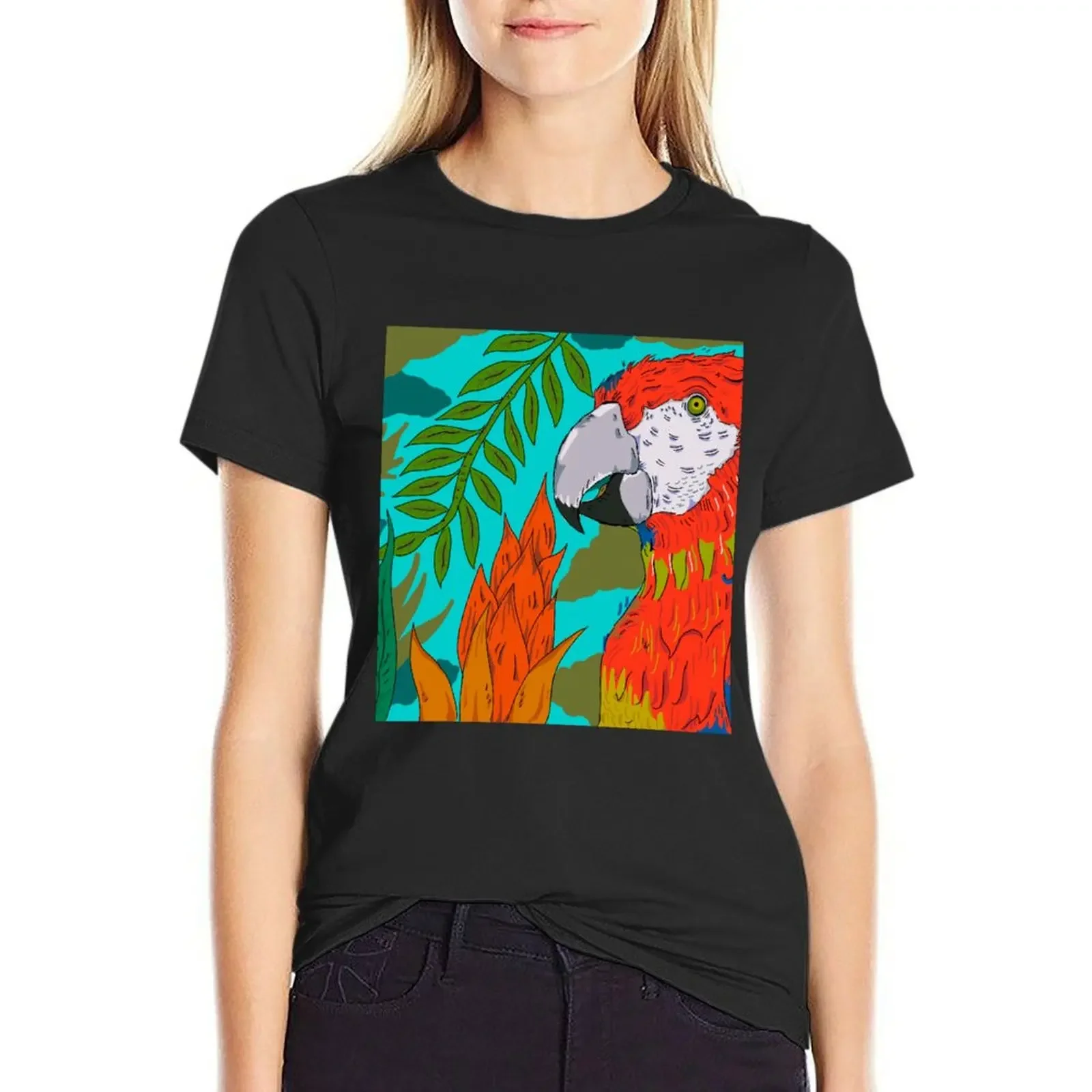 

Cockatiel T-Shirt cute tops blacks Aesthetic clothing womans clothing