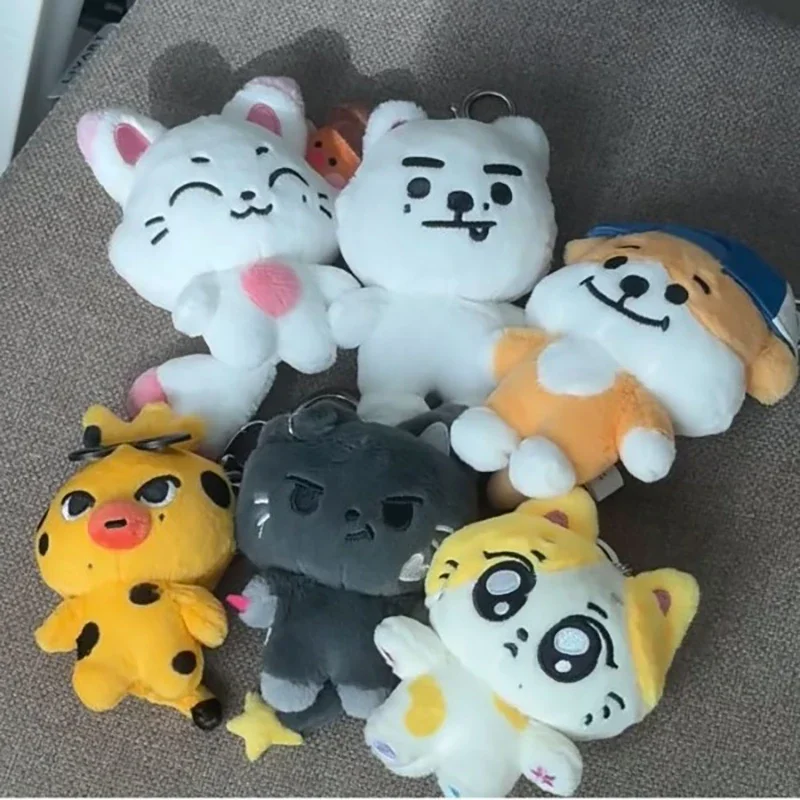 Novo Pingente de Pelúcia JUNGWON de 10cm, Kawaii JAKE HEESEUNG Jay, Mini Boneco de Pelúcia Animal, Chaveiro de Brinquedo para Presentes de Fãs