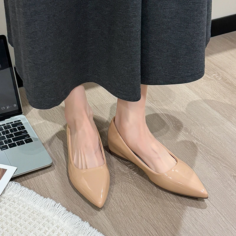Elegant French Style Sexy Poin - đánh giá và giá Pointed Toe Flat