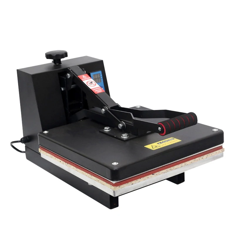 38*38 High Pressure Flatbed Heat Press machine T-shirt pattern hot stamping DIY manual intelligent temperature control heat tran