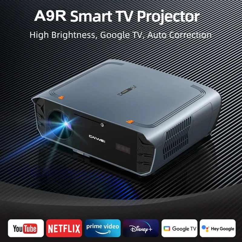 

【2000 ANSI】Movie Smart TV Projector Android 14 WiFi Home Video A9R 4K Proector Auto Focus Smart Hi-Fi Speaker Projector