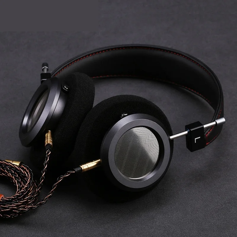 Top HiFi Headphone Over Ear Open Back Headset Full Range Metal Housing High Quality Audio Wired Monitors Music Comfortable