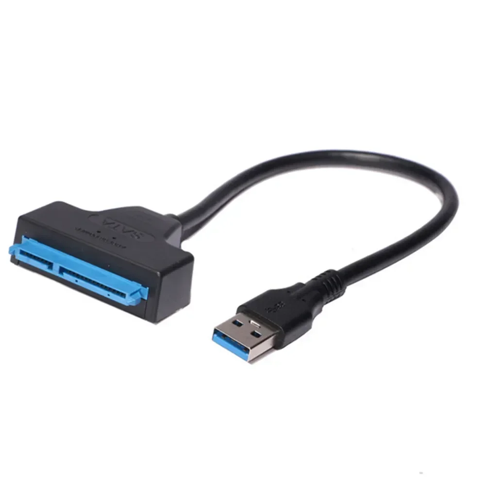 Para Cable SATA a USB 3,0, adaptador de Cable de alta velocidad de 6 Gbps para disco duro SSD HDD externo de 2,5 pulgadas para ordenador portátil