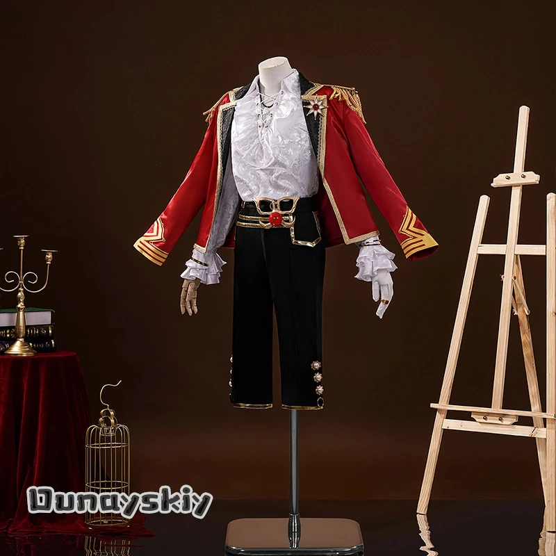 First Officer Departure Day Cospaly Costumes Middle Ages ilitary Jacket {BankaiMode}Identity V Disguise Outfit Christmas costume view 3