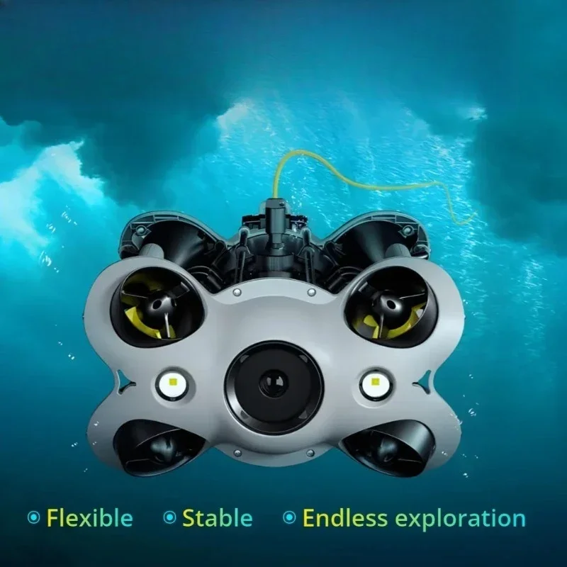 

【Best-selling】4K Underwater with Robotic Arm Ai Vision 360 Omnidirectional Movement 100m Diving Underwater Rov