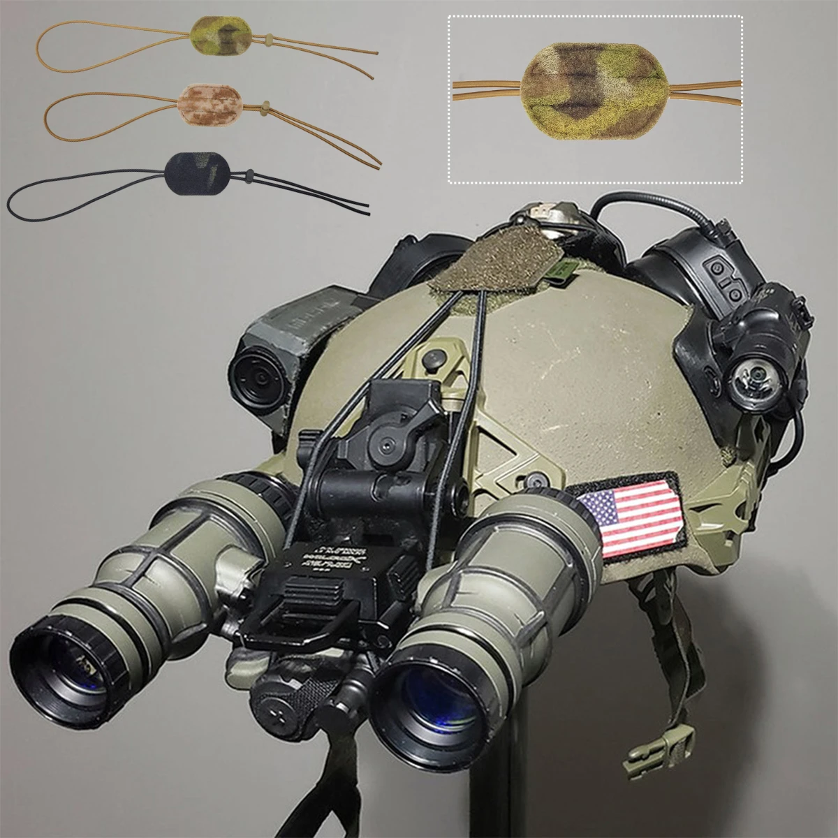 NVG Reinforcement Rope Kit Tactical Helmet Dump Truck Reinforcement Rope Night Vision Device Fixed Strap