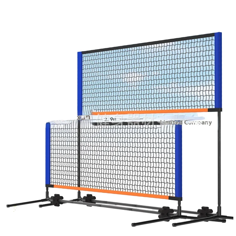 Pickle Ball Net  3m Portable Badminton Rack Iron Pipe Outdoor Tennis Net Stand