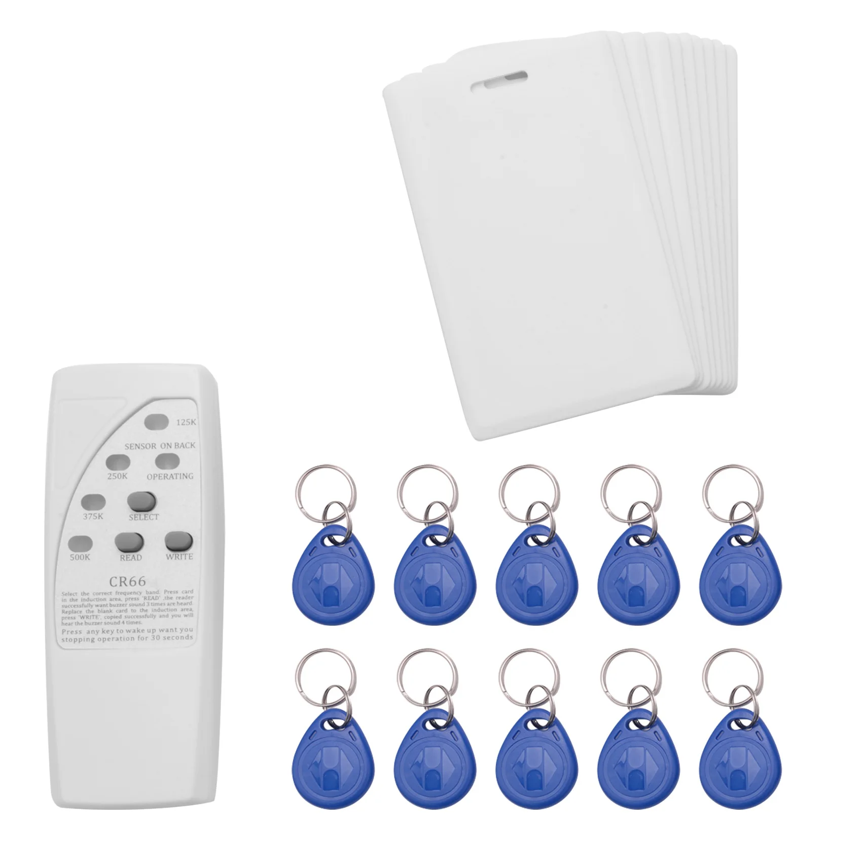 125Khz RFID Card Reader Writer ID-125Khz Copier Duplicator Handheld RFID Reader for Door Access Control