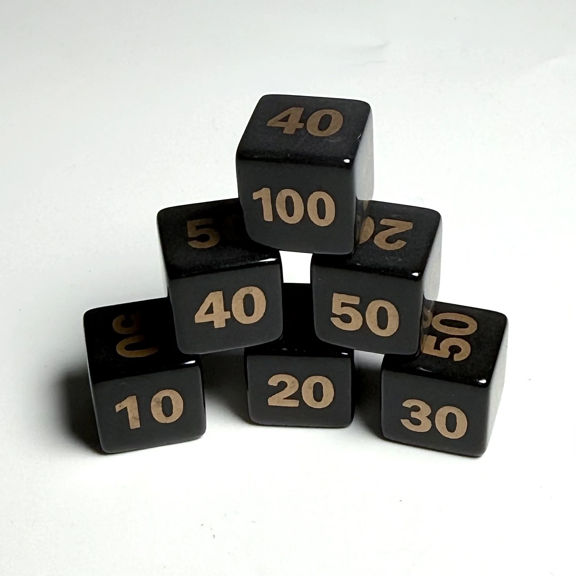 10/20PCS Acrylic Number PTCG Counting Indicator Dice Battle Deck Exclusive Damage Counters Dice Perfect Accessory for Card Games