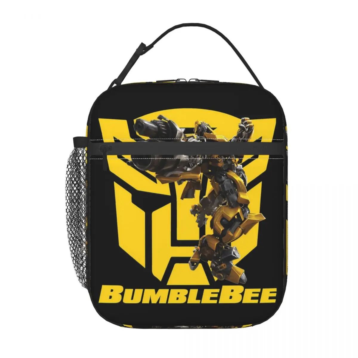 Bumblebee Transformers Accessories Insulated Lunch Bag For Travel Food Container Portable Cooler Thermal Lunch Boxes