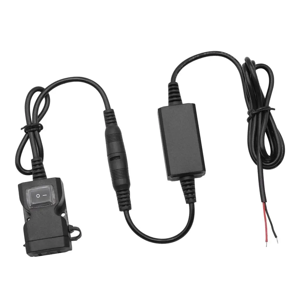 

Водонепроницаемая розетка для телефона с двумя USB-портами на руле мотоцикла