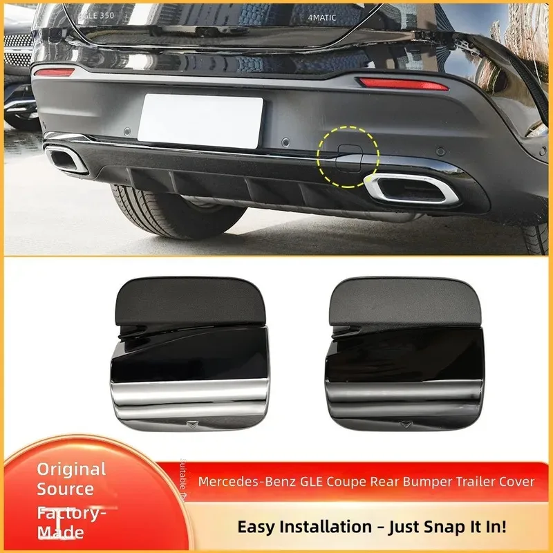 for Mercedes Benz GLE Coupe Rear Trailer Tow Hook Cover Bumper Traction Hole Cap Plug 1678851607