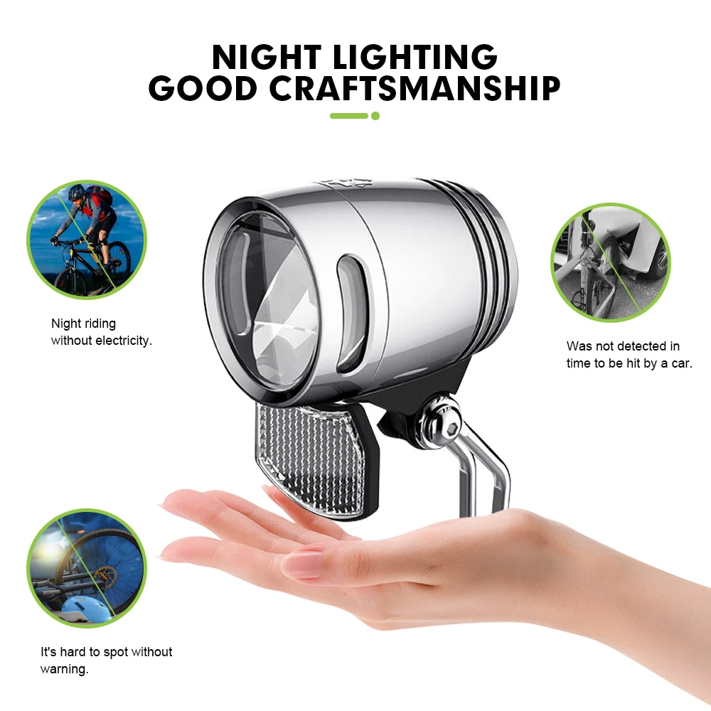 

Ebike Front Headlight 6V 12V 24V 36V 48V 60V QD260 2 Pins SM/Waterproof for LED Road Bike Headlamp Cycling Accessories ﻿