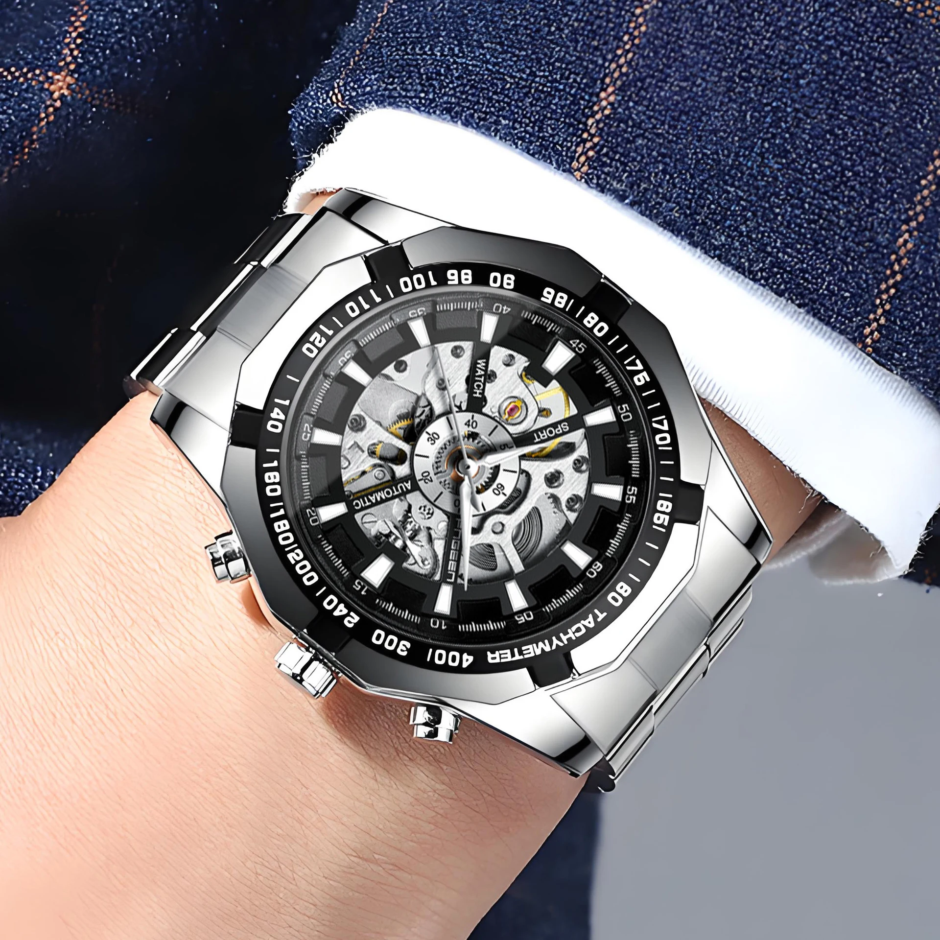 BINBOND Orologio Automatico da - Tourbillon Movement Watch recensione e prezzo