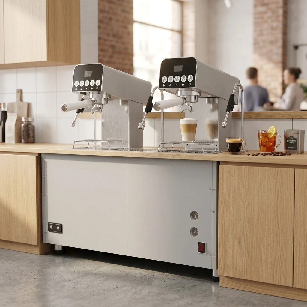 13L Commercial Electric Tea & Coffee Maker Machine Big Boilers Espresso For Milk Tea Built In Stainless Steel Housing