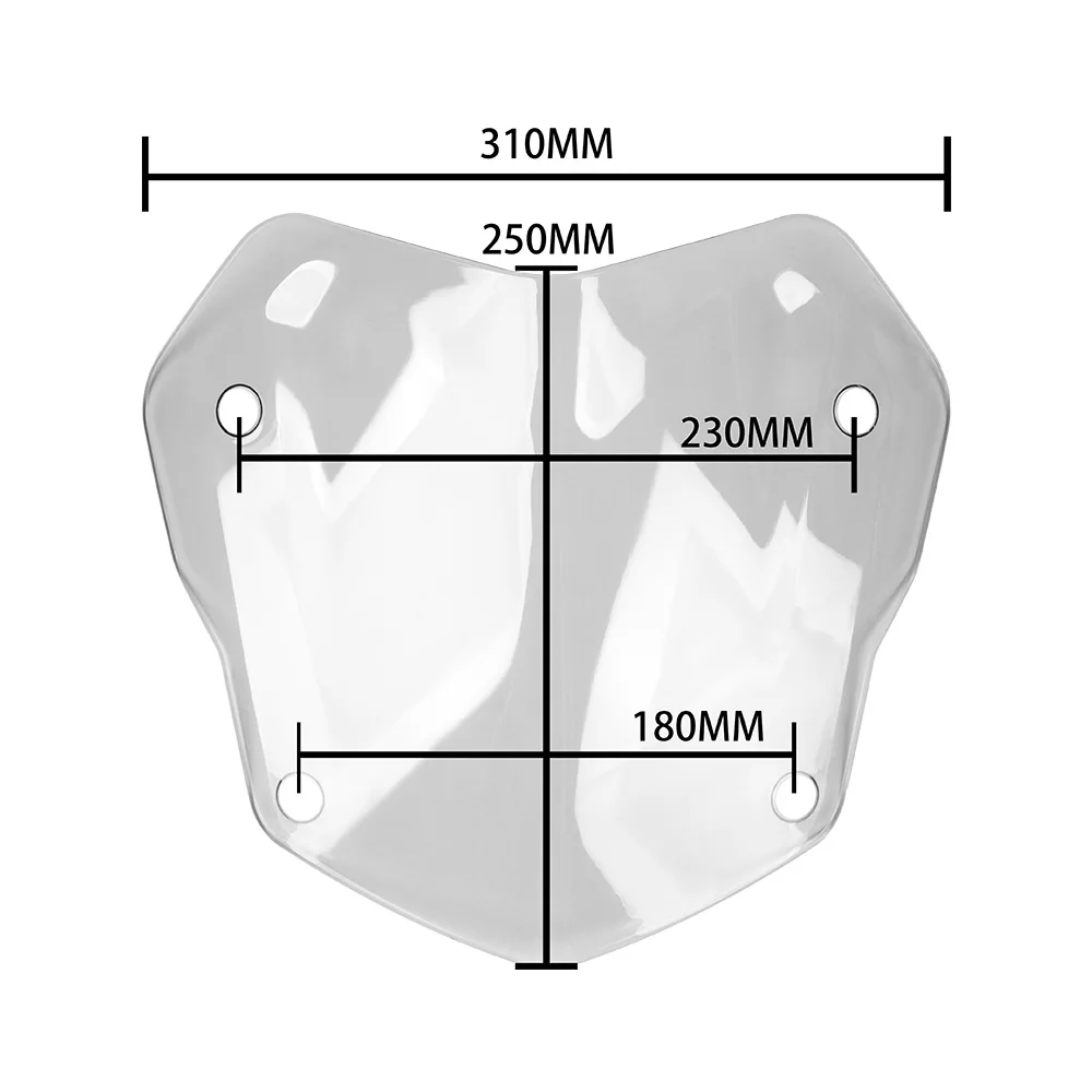 Bmw R1200GS K50 K51 R1250GS ADV アドベンチャーオートバイウインドシールドスクリーン偏向器ショートフロントガラススポーツフロントガラス GS1250