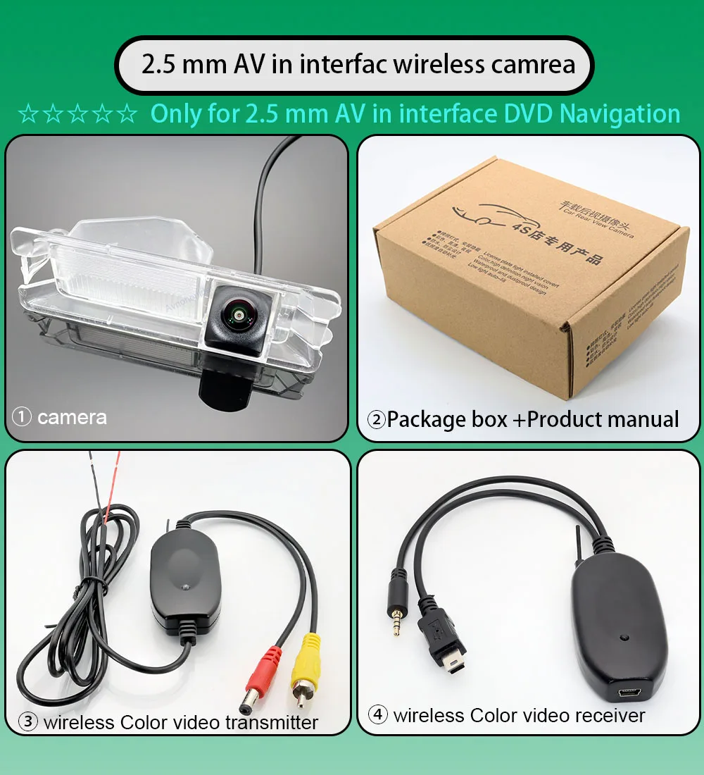 2.4 Ghz Wireless FishEye HD Car Rear View Camera For Nissan Micra C+C Coupe K12 K13 March 2002~2015 CCD Night Vision