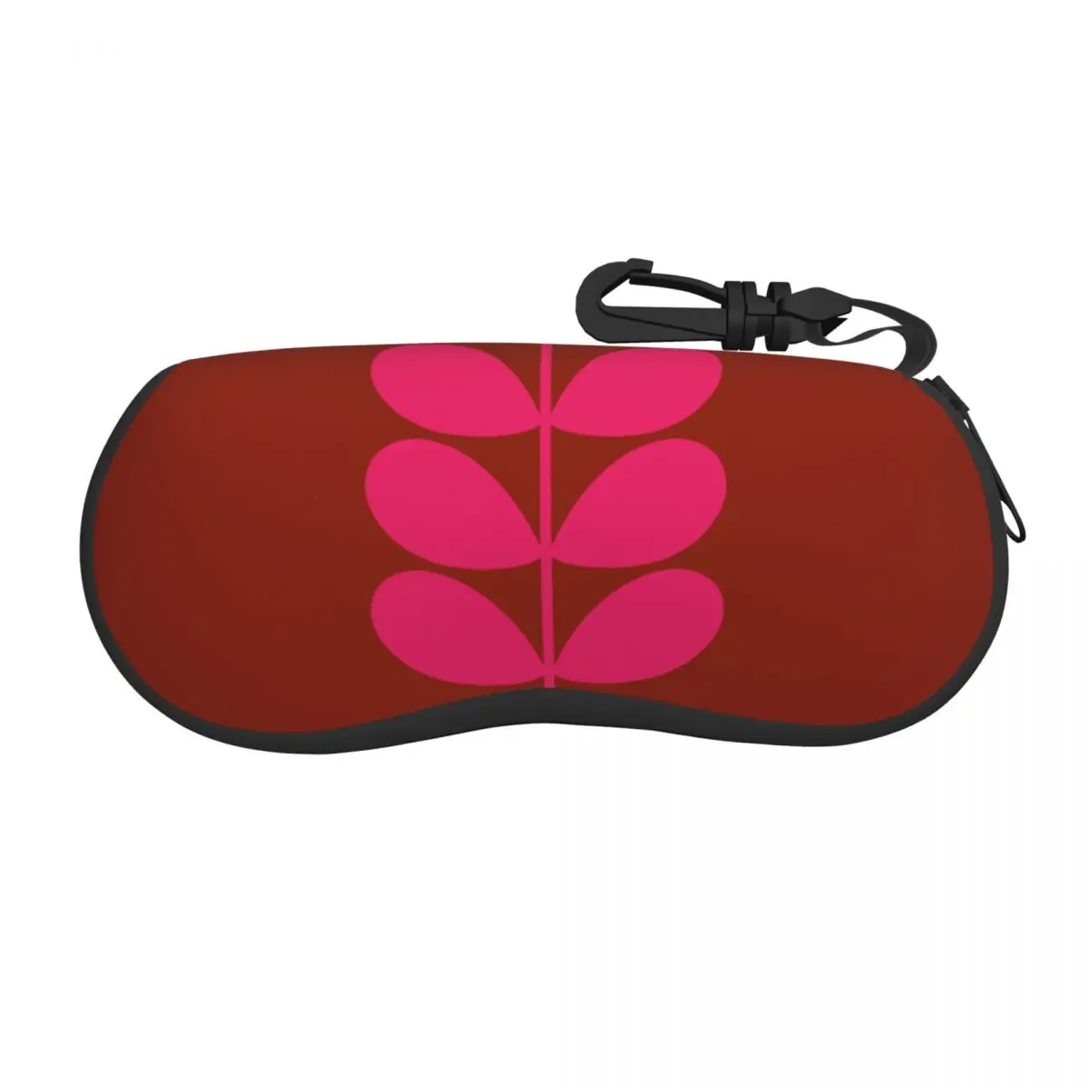 Gafas de sol personalizadas, estuche blando de neopreno con cremallera, estuche protector para anteojos, Stem sólido, Cerise Bold, Orla Kiely Shell